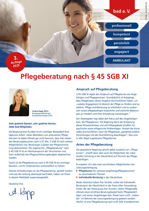 Pflegeberatung nach § 45 SGB XI 4