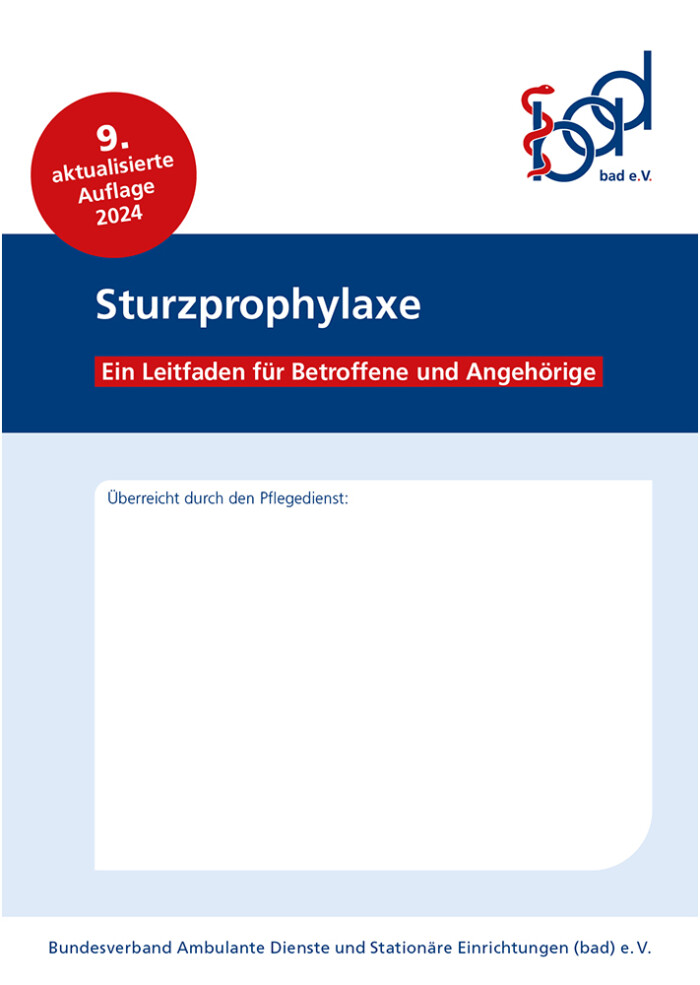 Sturzprophylaxe – ein Leitfaden für Betroffene und Angehörige 1