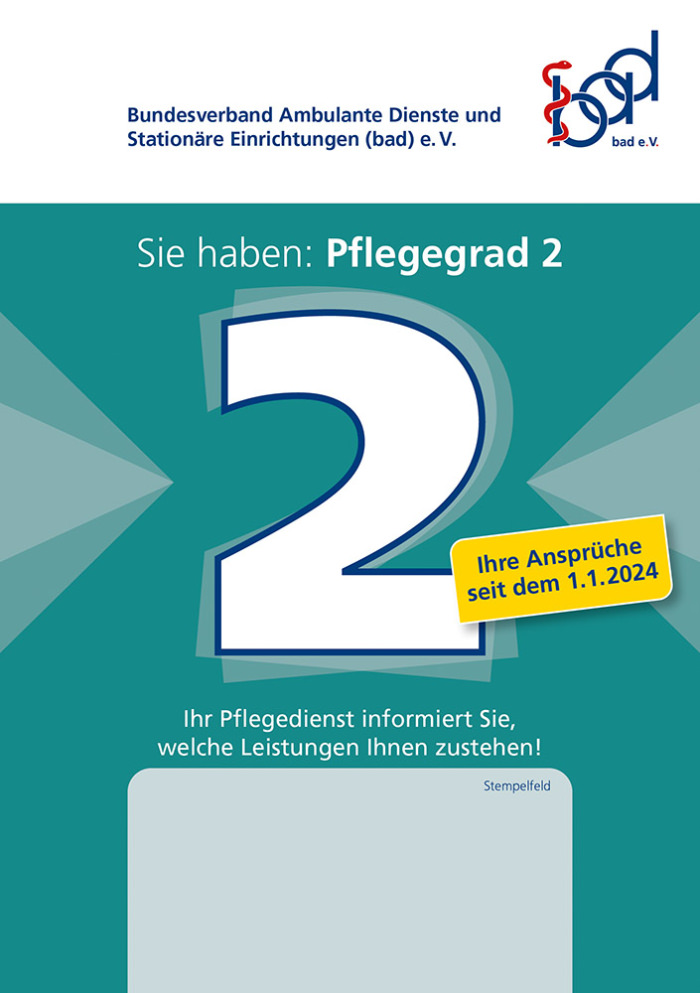 Ihre Ansprüche bei Pflegegrad 2 1