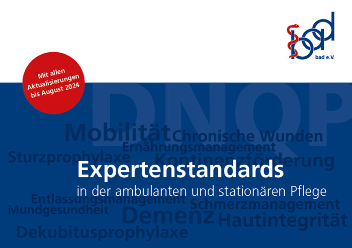 Titelseite der Broschüre "Expertenstandards"